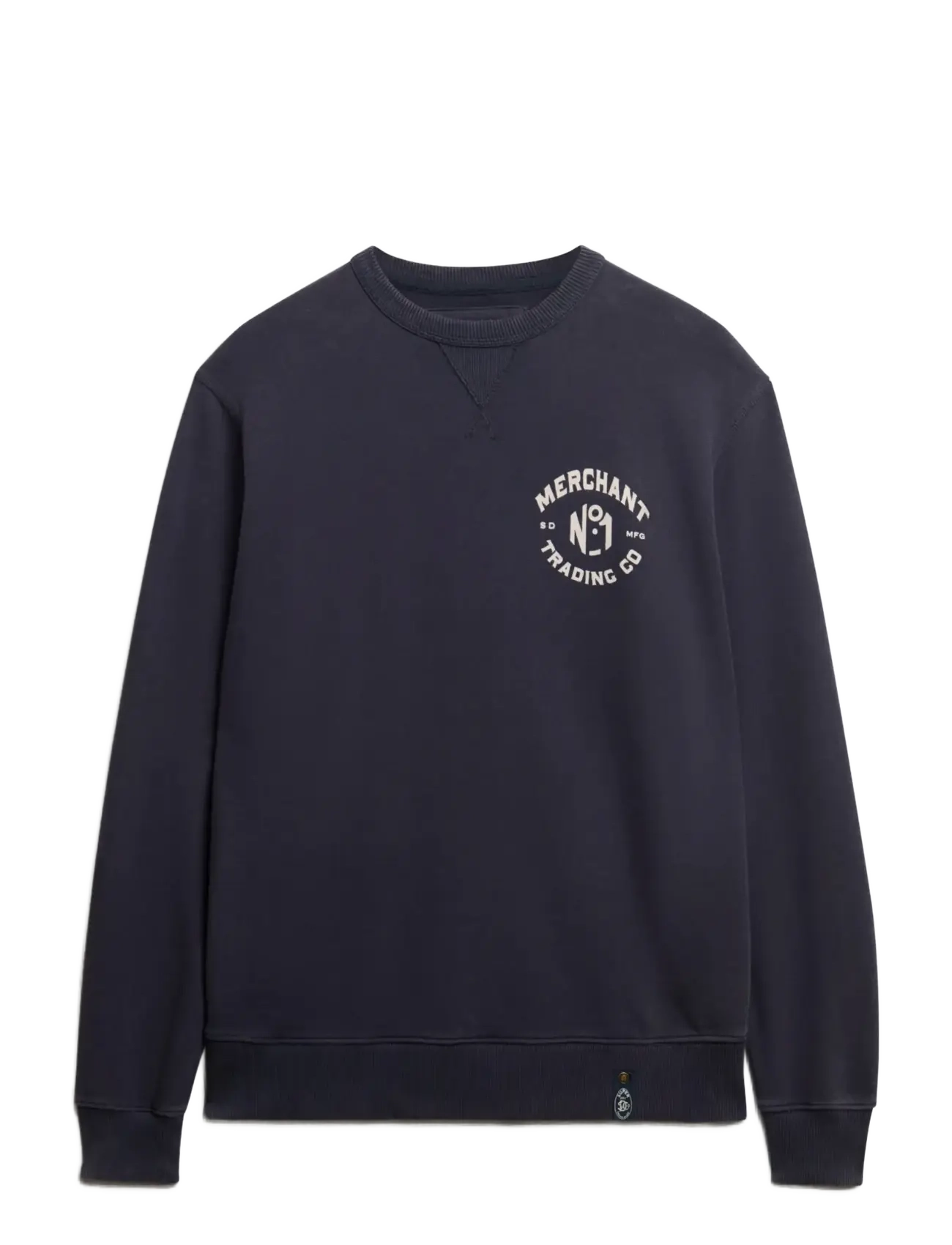 SUPERDRY Merchant Sweatshirt Navy - M - Herren