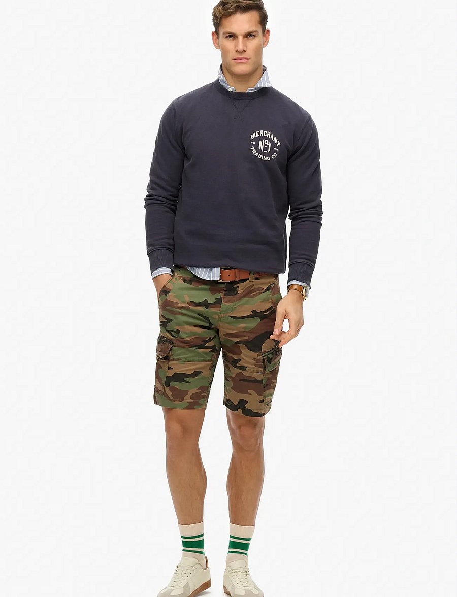 Superdry - MERCHANT SWEATSHIRT - kollektioner - french navy - 0