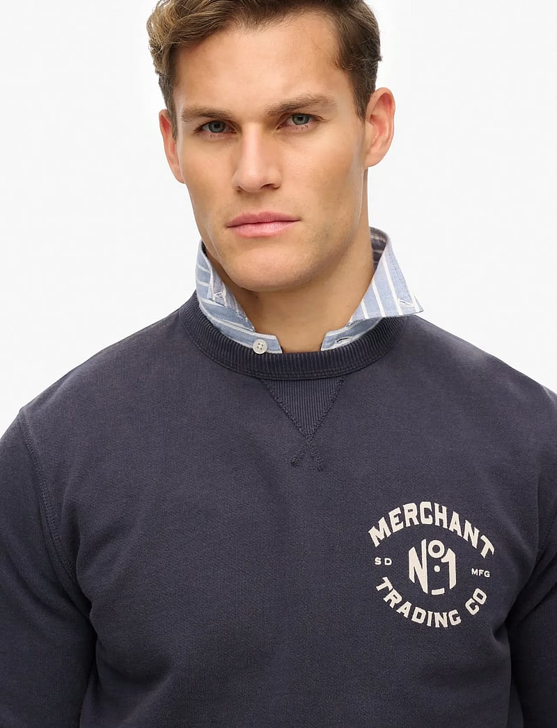 Superdry - MERCHANT SWEATSHIRT - kollektionen - french navy - 3
