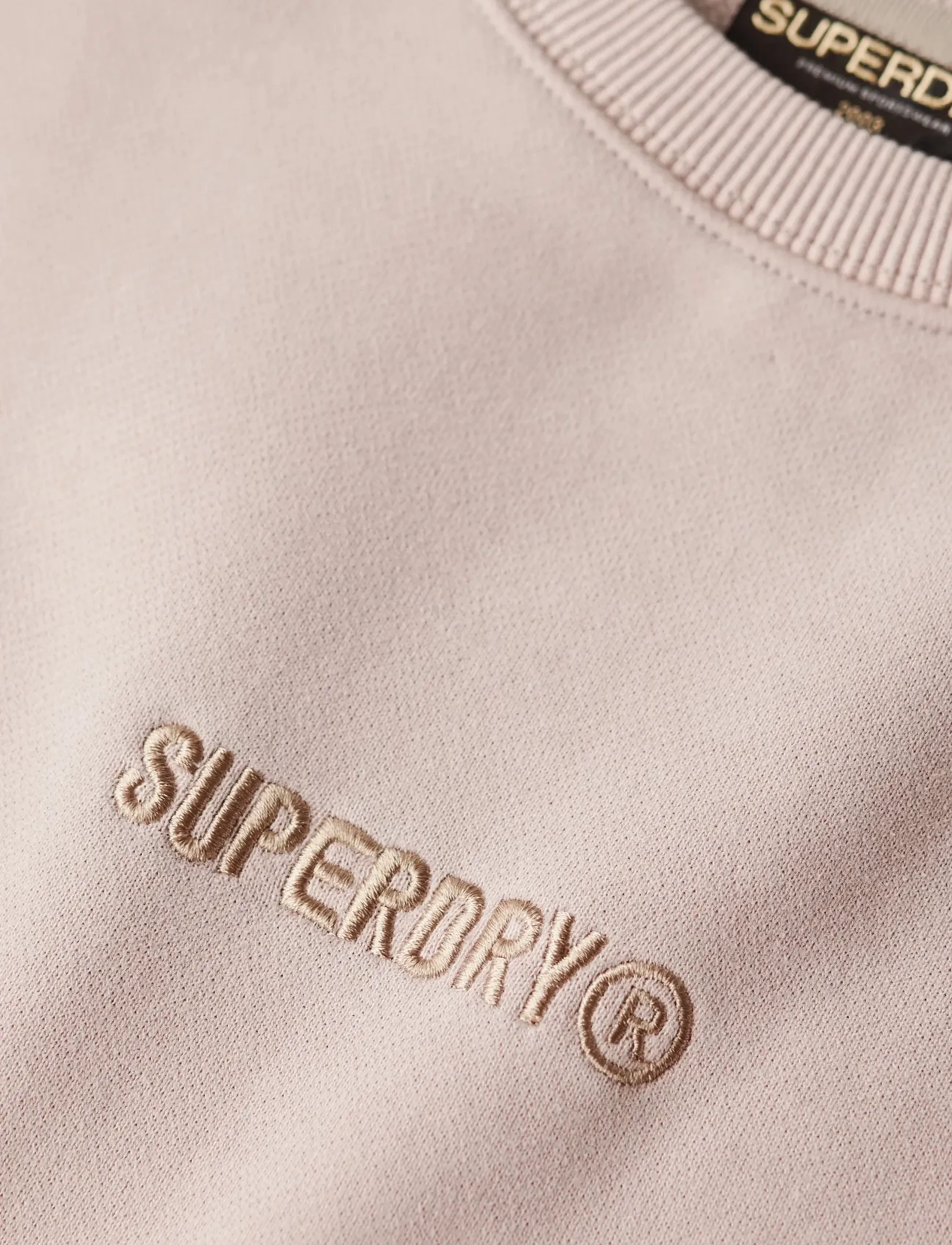 Superdry - MICRO LOGO CREW - kollektsioonid - deep beige - 5