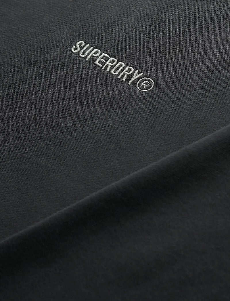 Superdry - MICRO LOGO CREW - kollektioner - washed black - 5