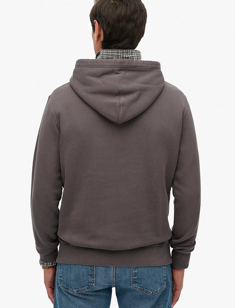 Superdry - MICRO LOGO HOOD - hoodies - dark pebble grey - 5
