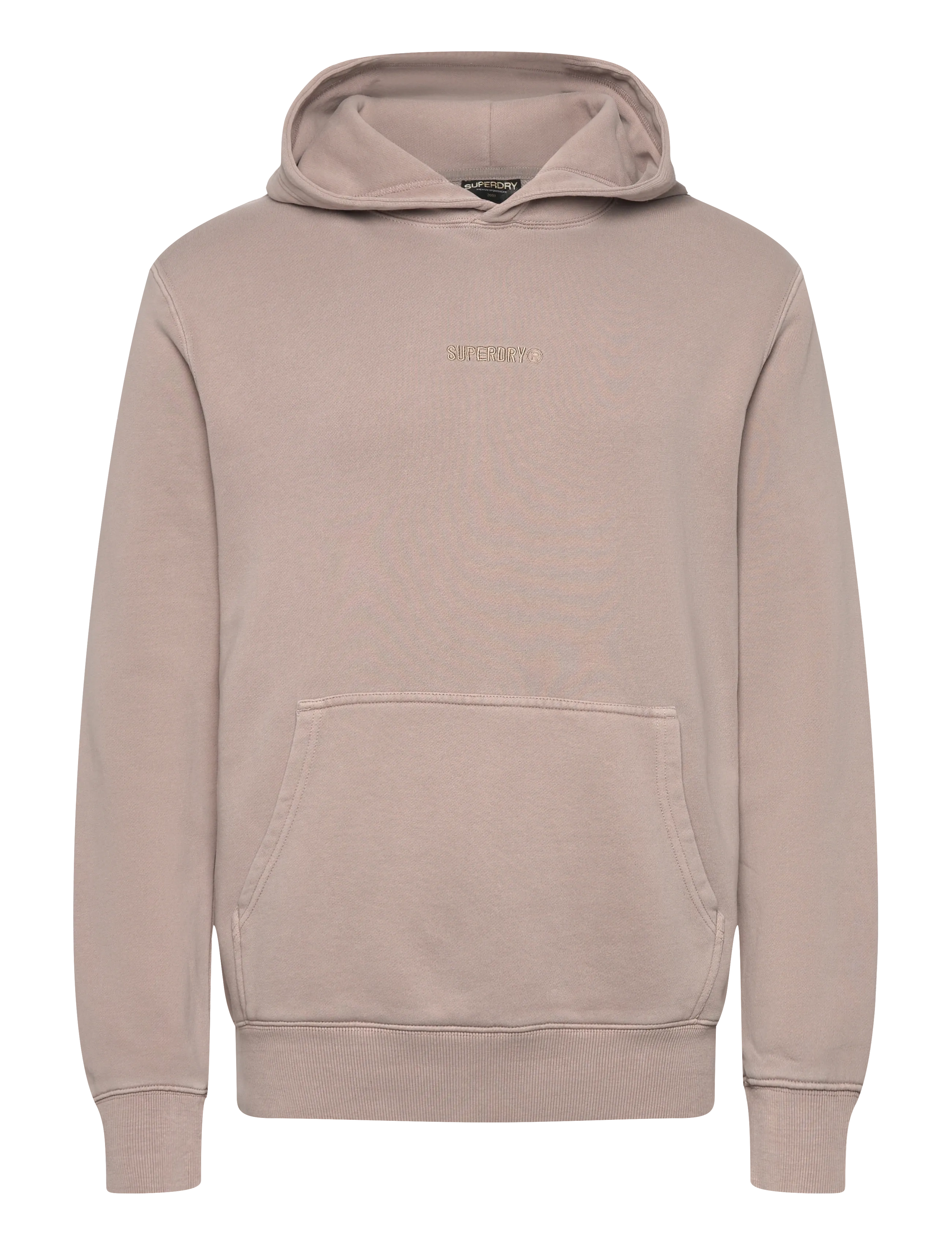 Superdry MICRO LOGO HOOD - Vaatteet - DEEP BEIGE / beige