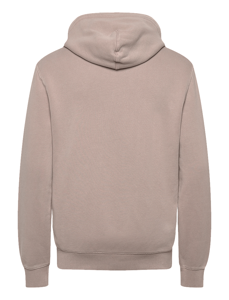 Superdry - MICRO LOGO HOOD - kapuzenpullover - deep beige - 2