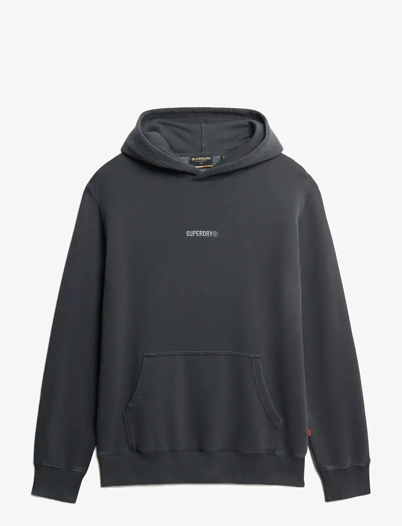 Superdry - MICRO LOGO HOOD - hoodies - washed black - 1