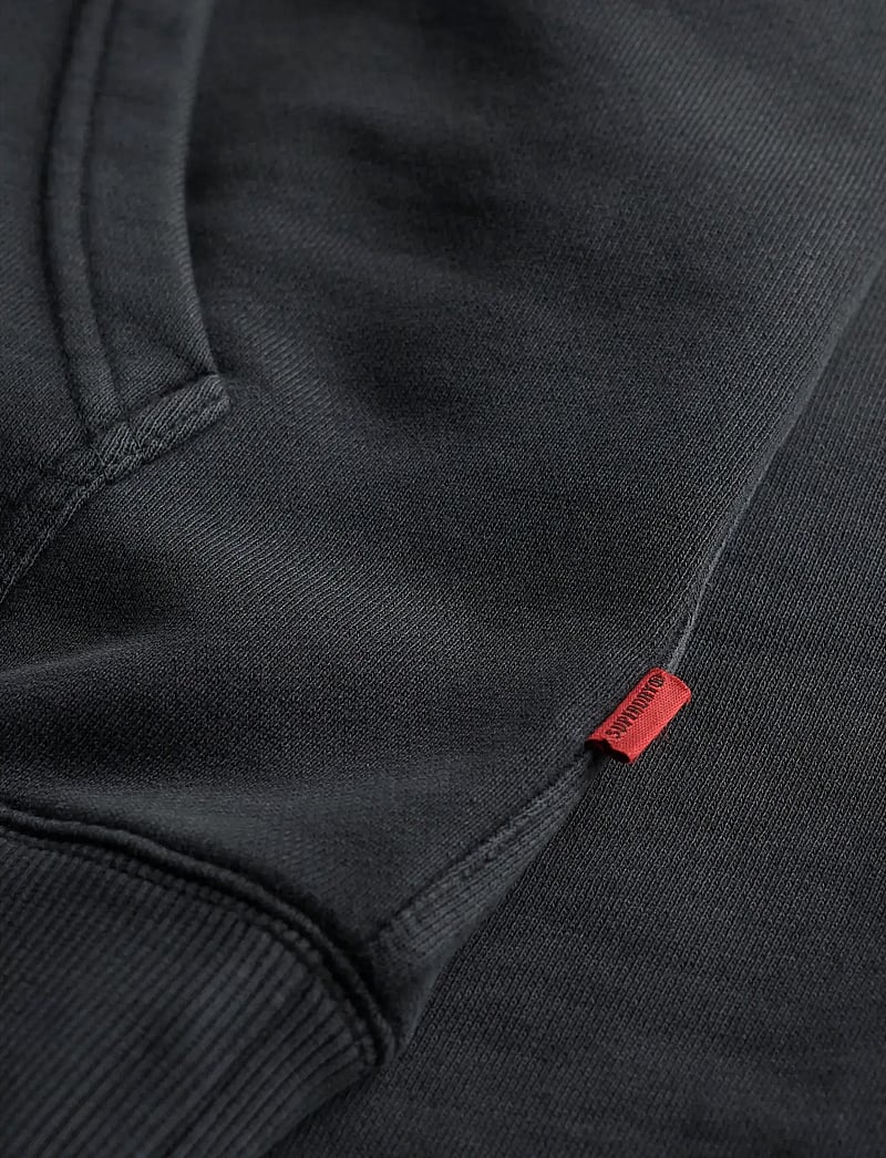 Superdry - MICRO LOGO HOOD - kapuzenpullover - washed black - 5