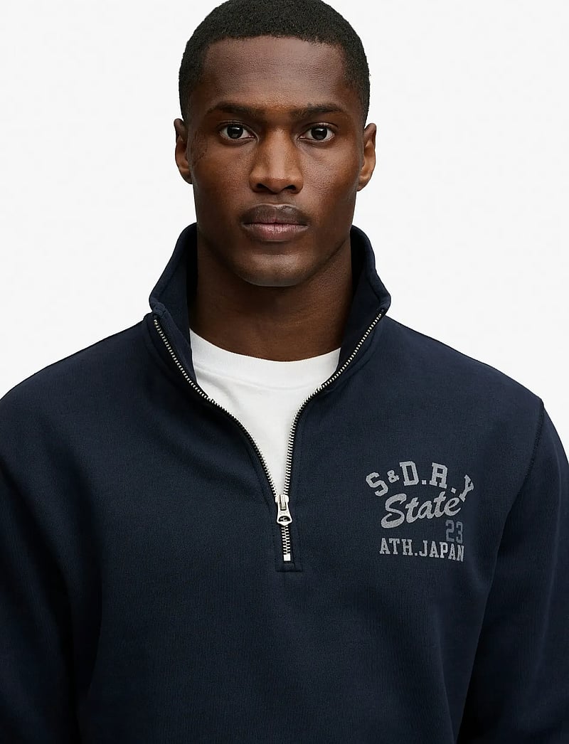 Superdry - ATHLETIC ESS HALF ZIP - kollektionen - eclipse navy - 4