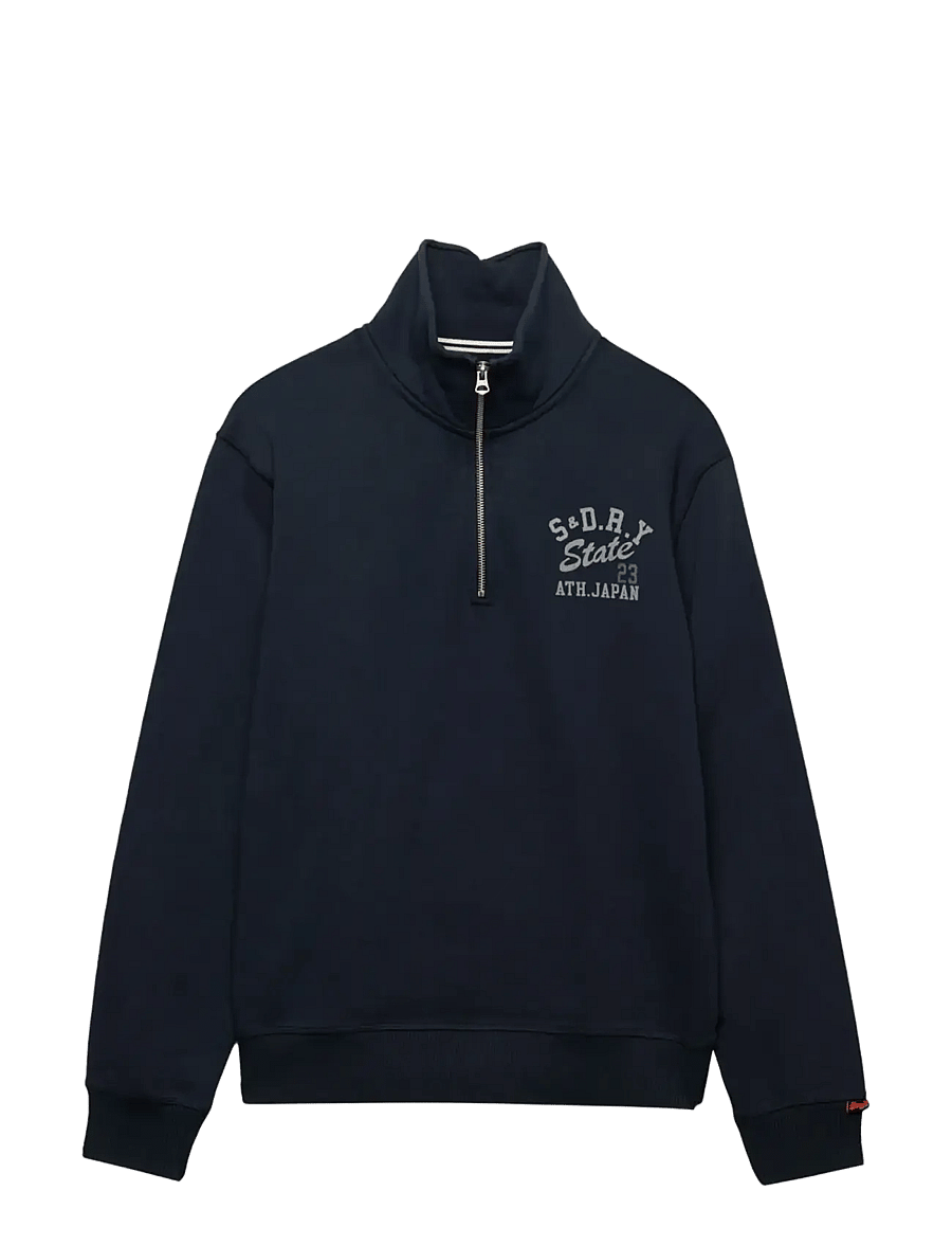 Superdry - ATHLETIC ESS HALF ZIP - collections - eclipse navy - 2