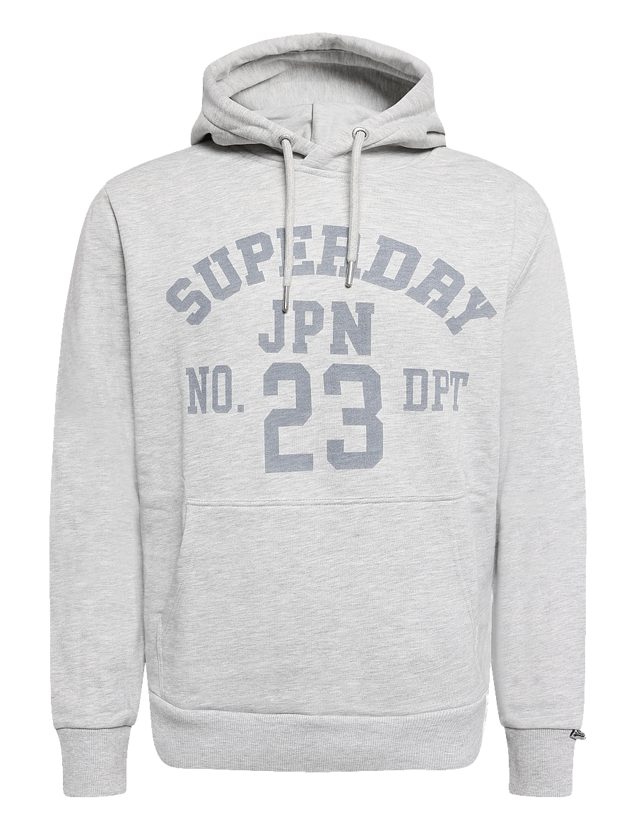 Superdry - ATHLETIC ESS HOODIE - kapuzenpullover - cadet grey marl - 1