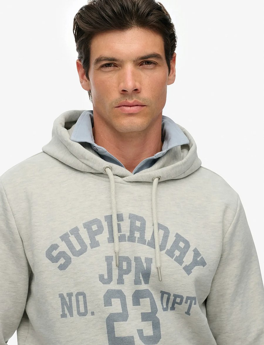 Superdry - ATHLETIC ESS HOODIE - hoodies - cadet grey marl - 3