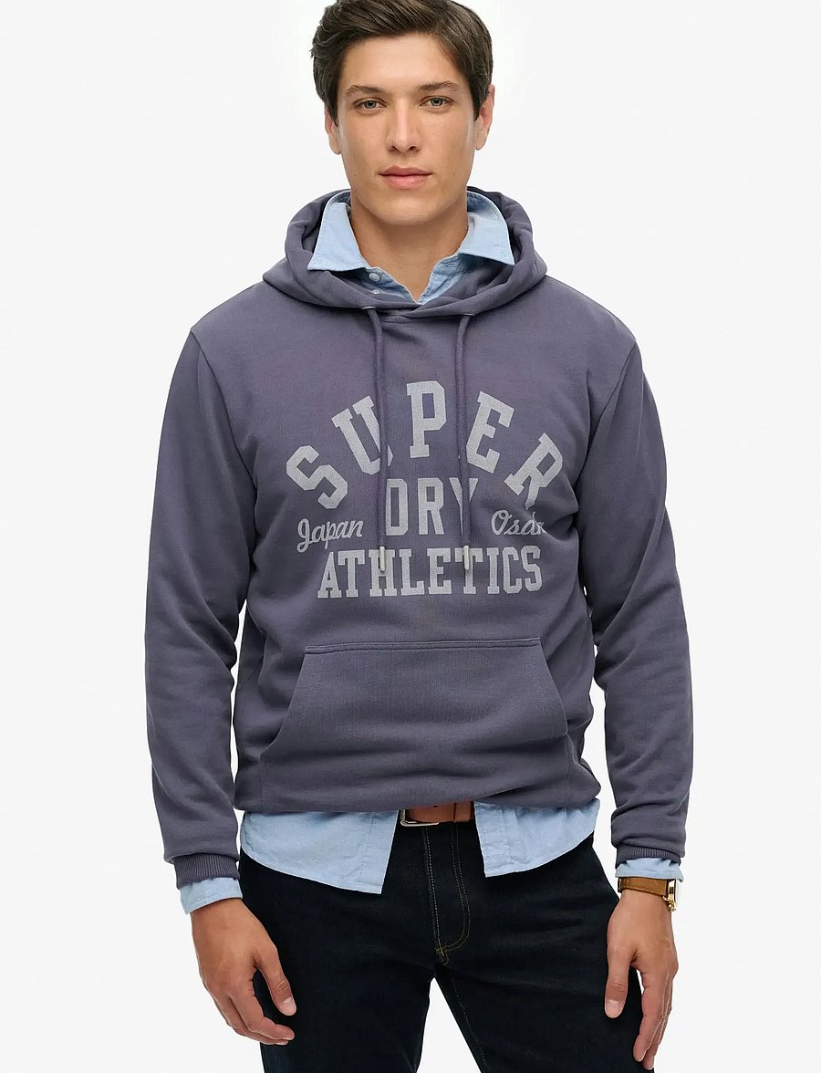 Superdry - ATHLETIC ESS HOODIE - kapuzenpullover - greystone - 0