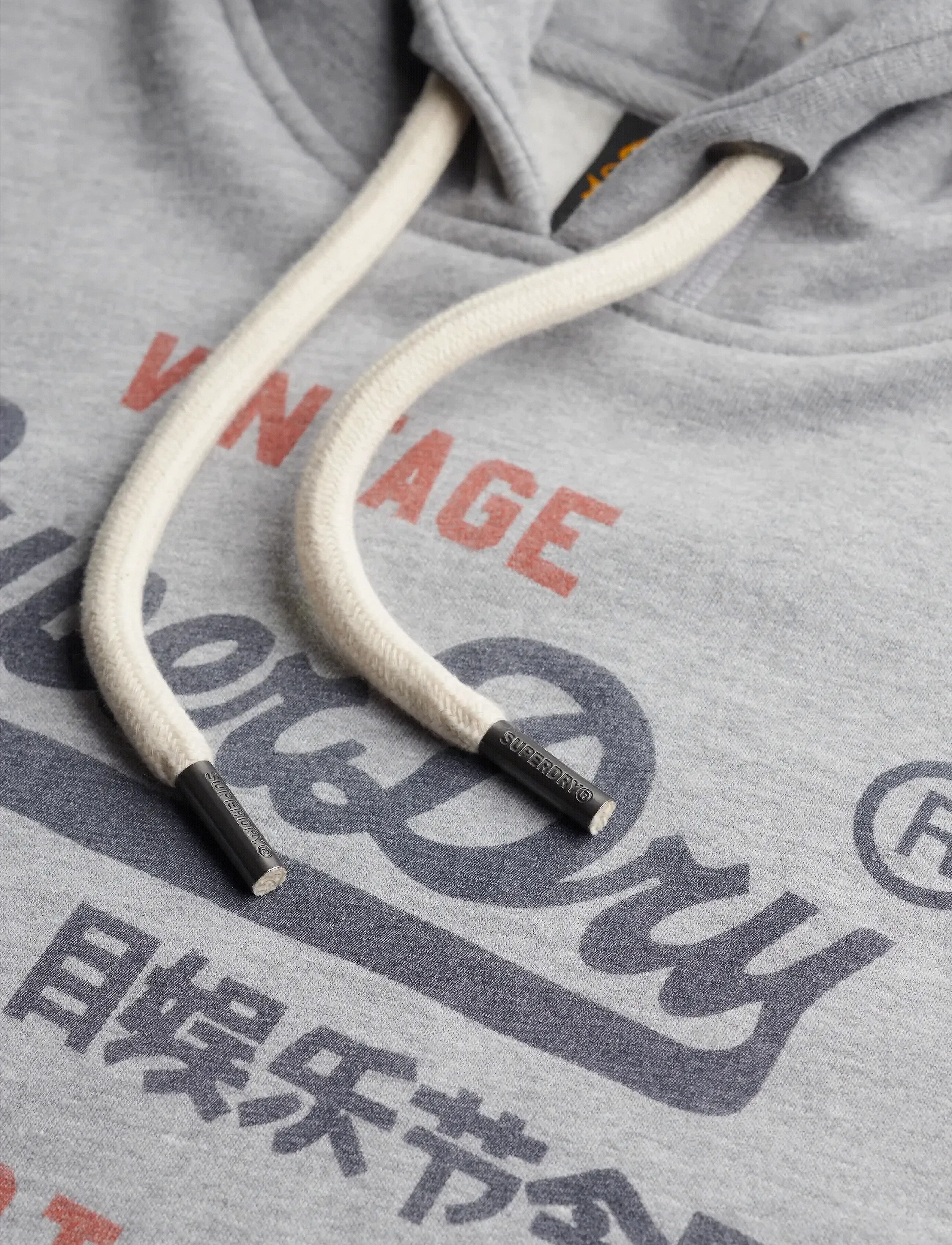 Superdry - VL HERITAGE RELAXED HOOD - kapuzenpullover - college grey marl - 5