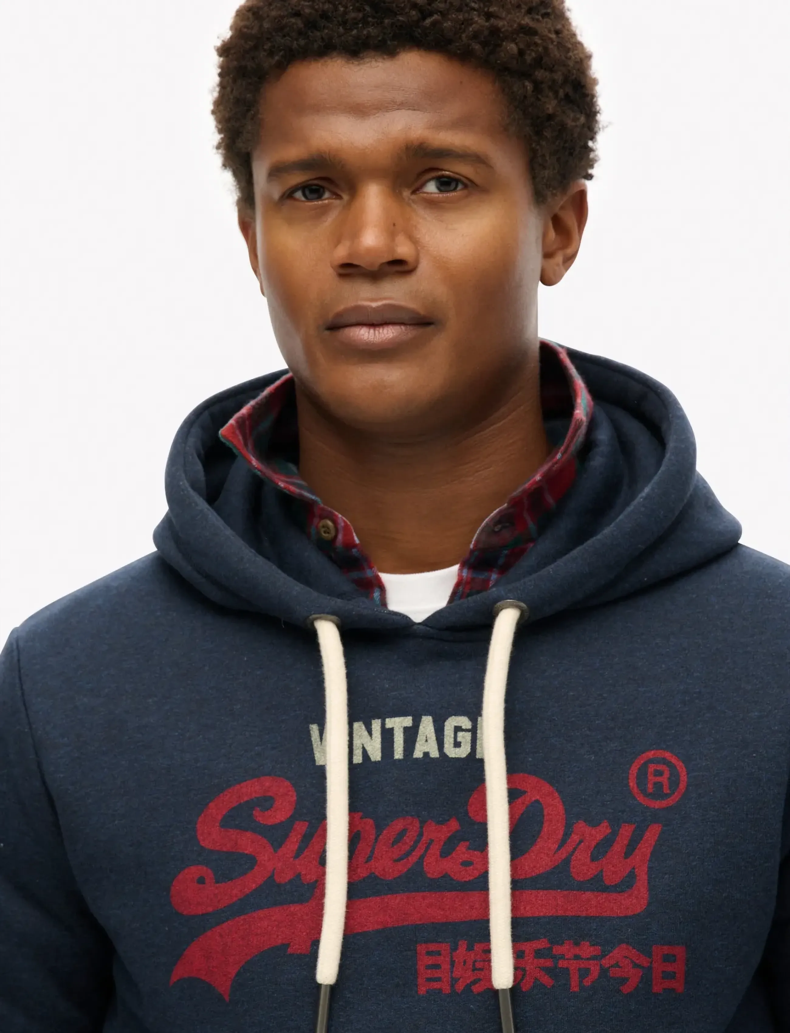 Superdry - VL HERITAGE RELAXED HOOD - hoodies - trench navy marl - 3