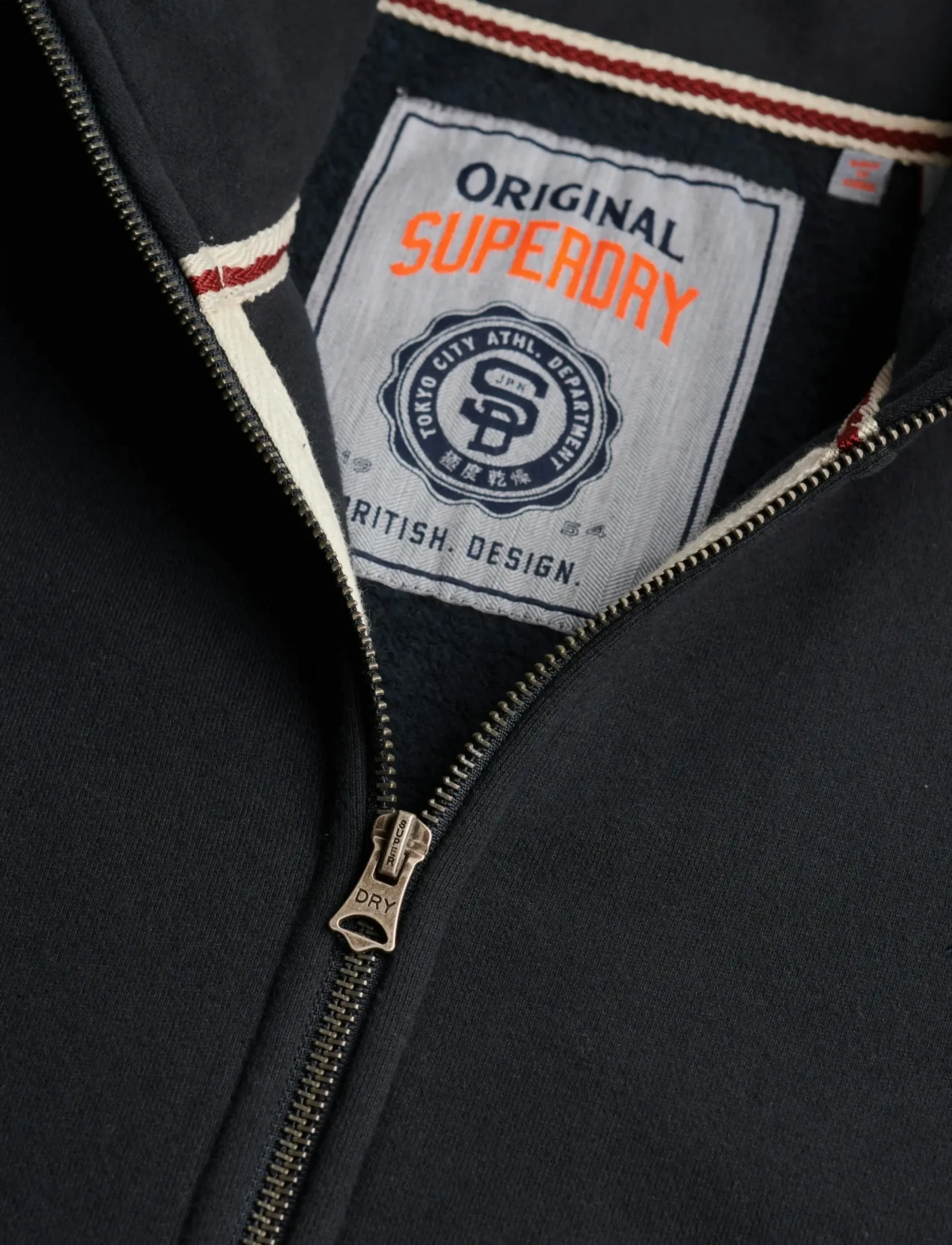 Superdry - ESSENTIAL LOGO TRACK TOP - sweatshirts - eclipse navy/navy - 5