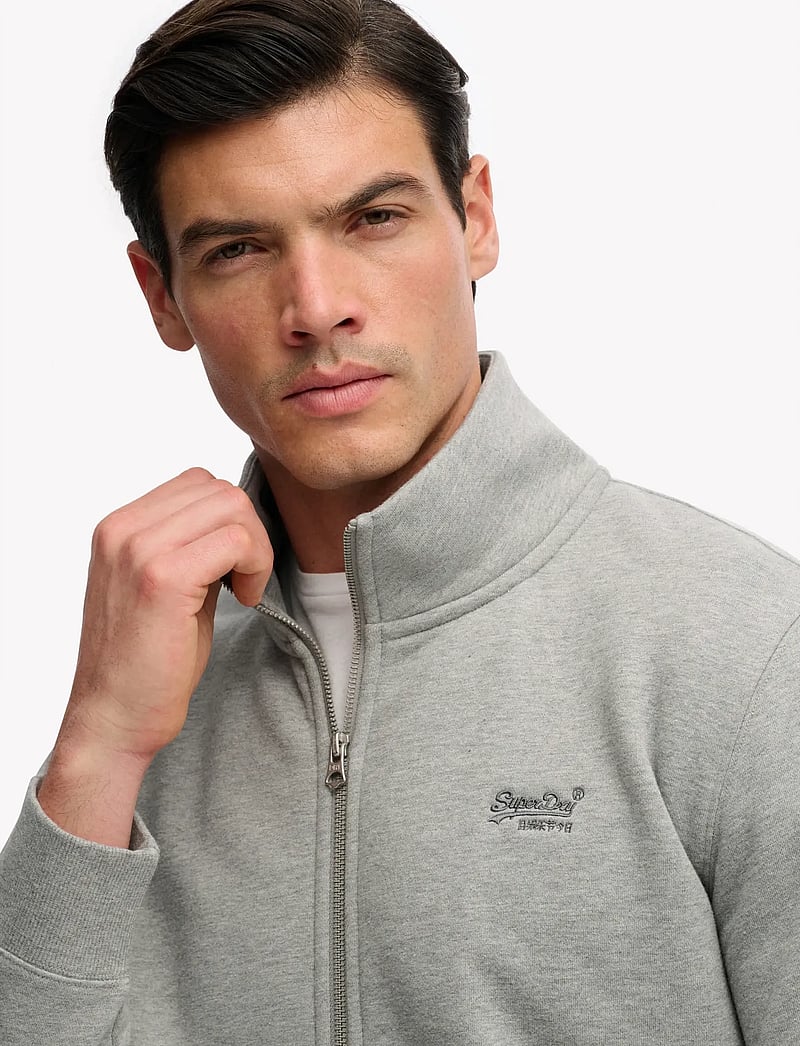 Superdry - ESSENTIAL LOGO TRACK TOP - kollektionen - sleet grey marl - 2