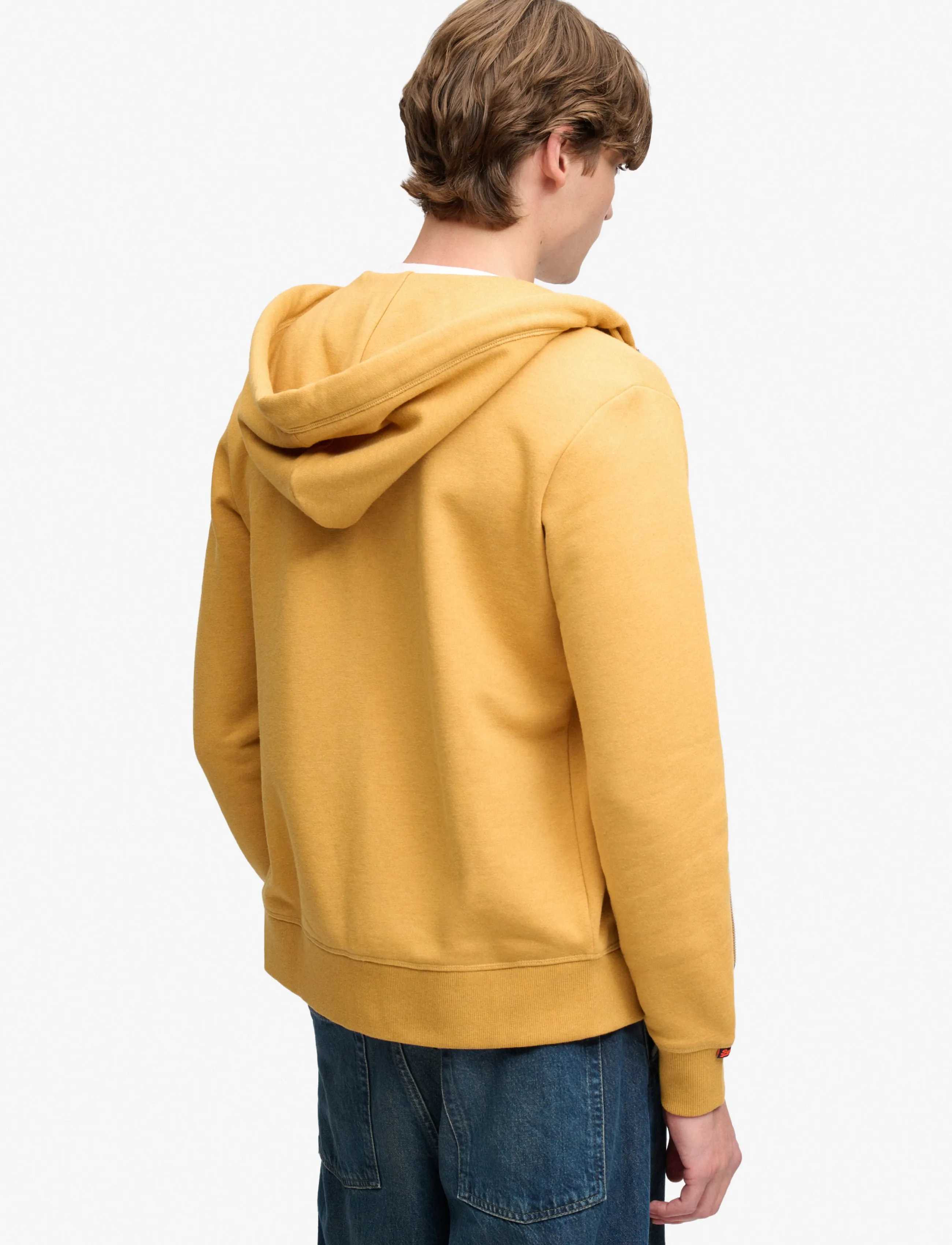 Superdry - ESSENTIAL LOGO ZIP HOODIE HB - kapuutsiga pusad - amber gold marl - 2