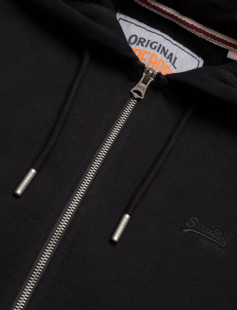 Superdry - ESSENTIAL LOGO ZIP HOODIE HB - hoodies - black - 4