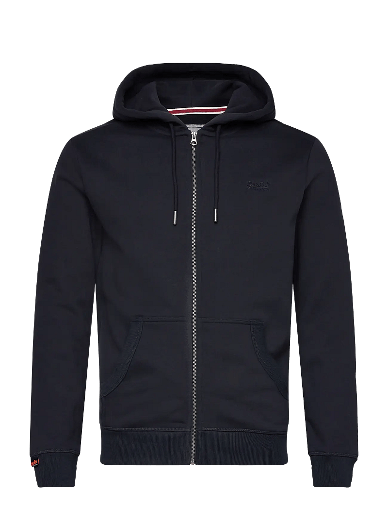 Superdry - ESSENTIAL LOGO ZIP HOODIE HB - kapuzenpullover - eclipse navy - 1
