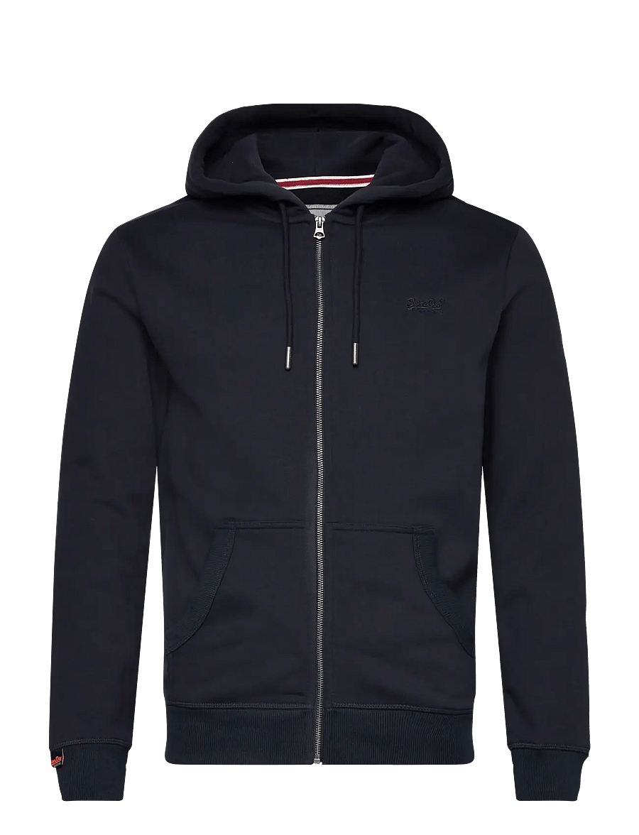Superdry - ESSENTIAL LOGO ZIP HOODIE HB - hoodies - eclipse navy - 1