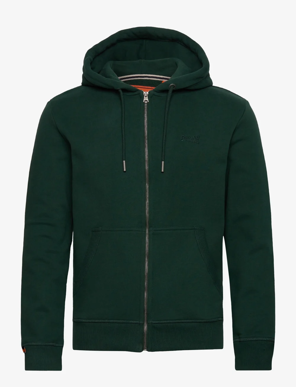 Superdry - ESSENTIAL LOGO ZIP HOODIE HB - hupparit - enamel green - 1