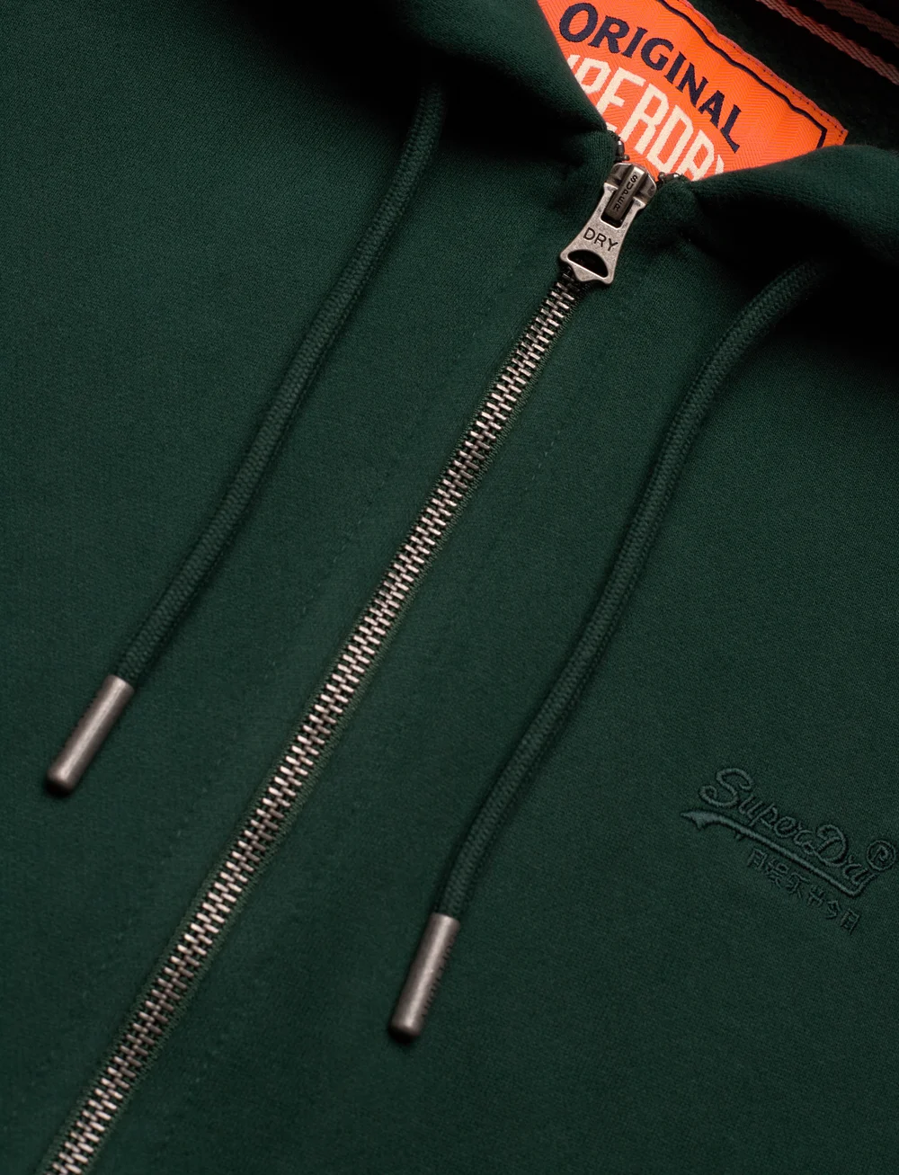 Superdry - ESSENTIAL LOGO ZIP HOODIE HB - hupparit - enamel green - 4