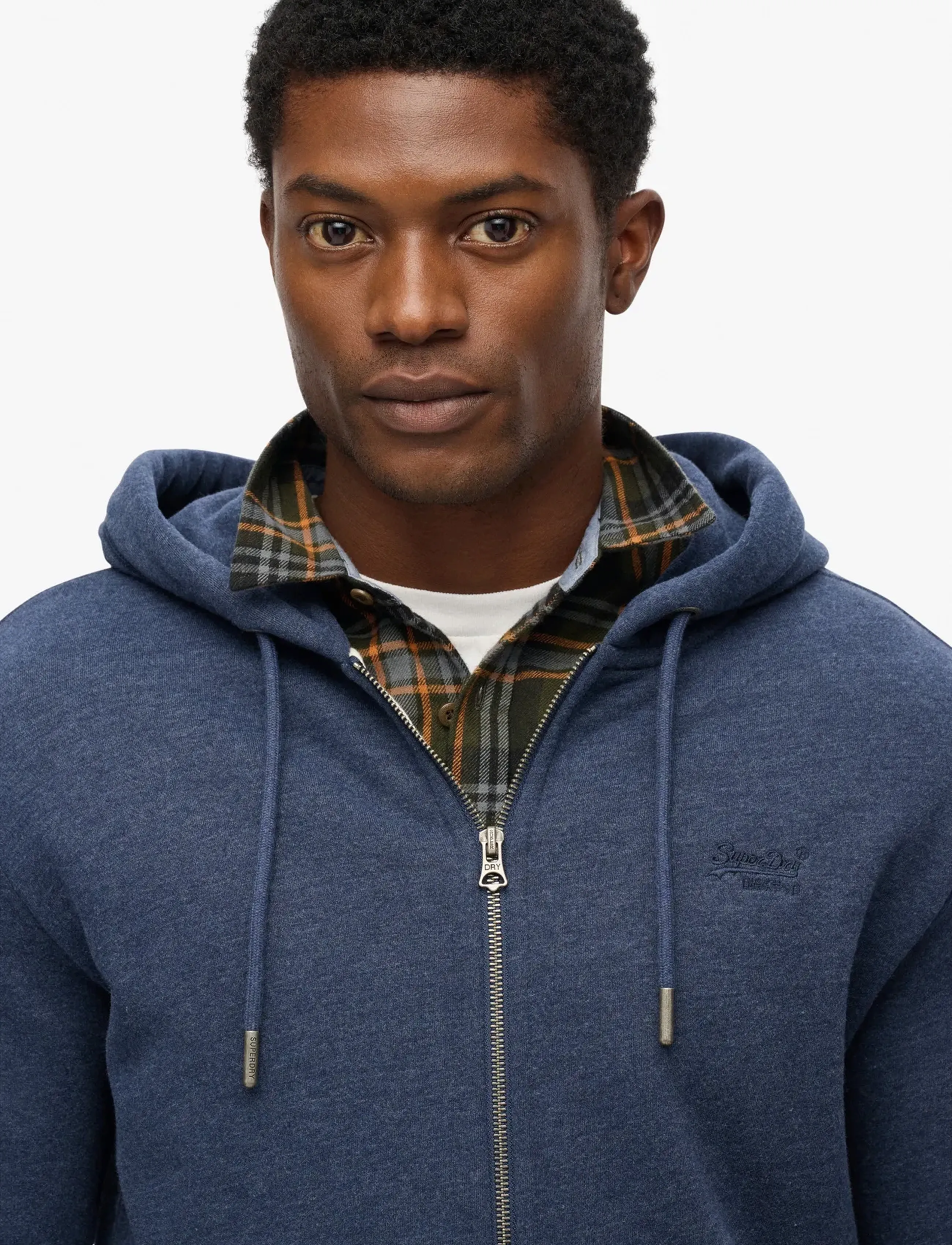 Superdry - ESSENTIAL LOGO ZIP HOODIE HB - sweatshirts - heritage navy marl - 3
