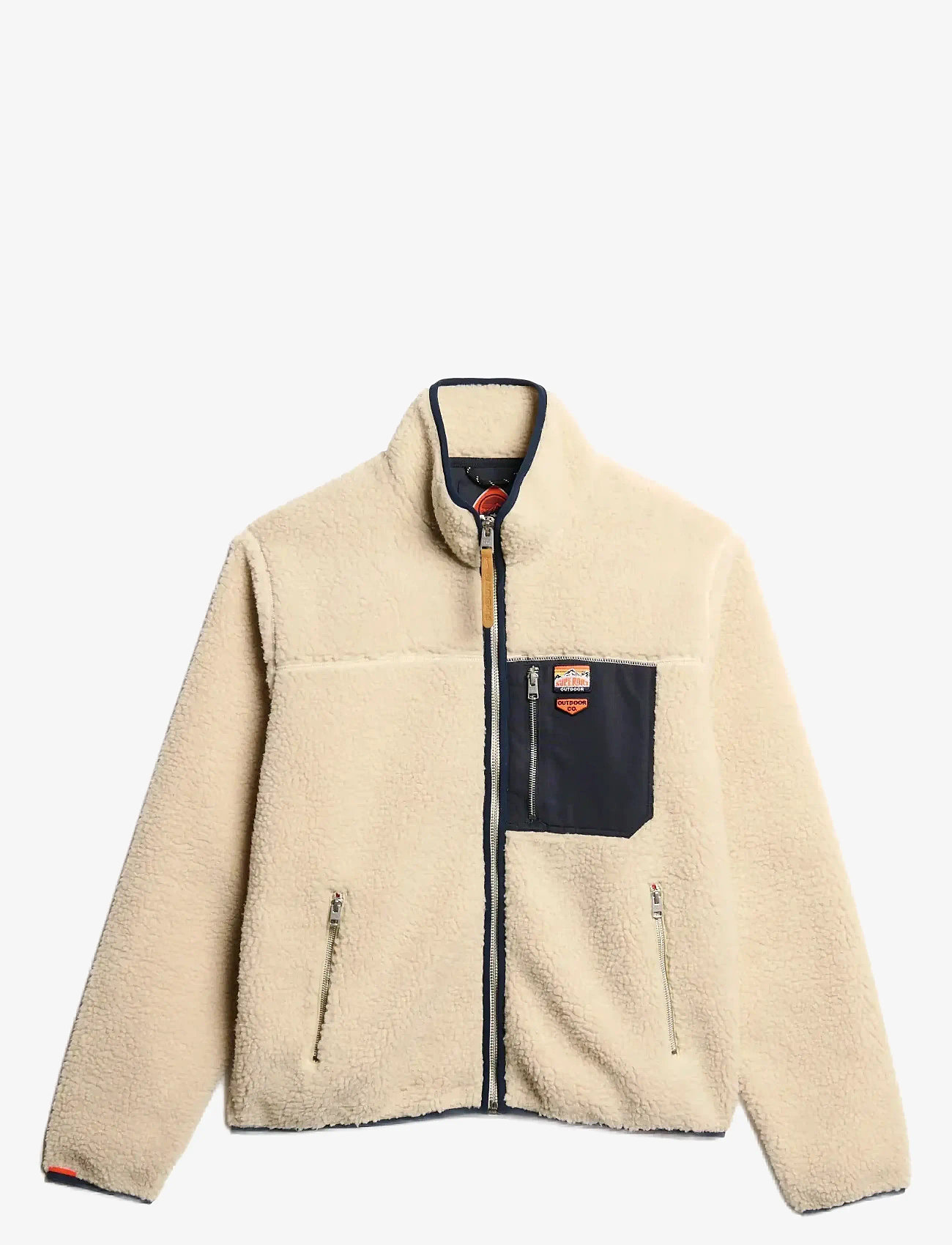 Superdry - VINTAGE RETRO FULL ZIP FLEECE - oatmeal beige - 1
