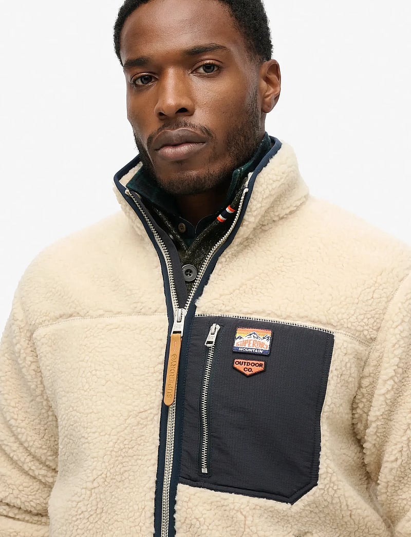 Superdry - VINTAGE RETRO FULL ZIP FLEECE - oatmeal beige - 5