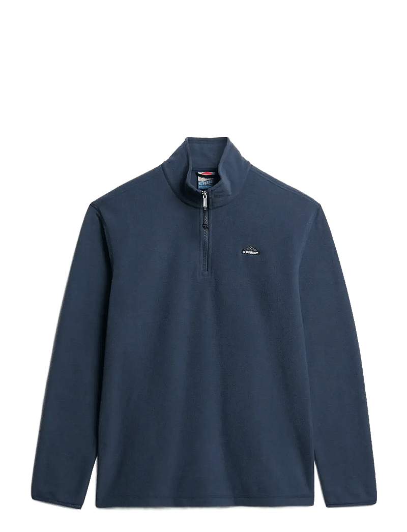 Superdry - POLAR FLEECE HALF ZIP - teddy kampsunid - lauren navy - 1