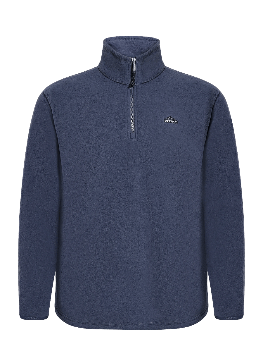 Superdry - POLAR FLEECE HALF ZIP - fleece-pullover - lauren navy - 1