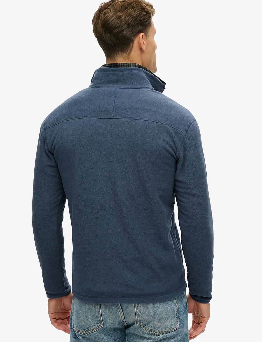 Superdry - POLAR FLEECE HALF ZIP - lauren navy - 2