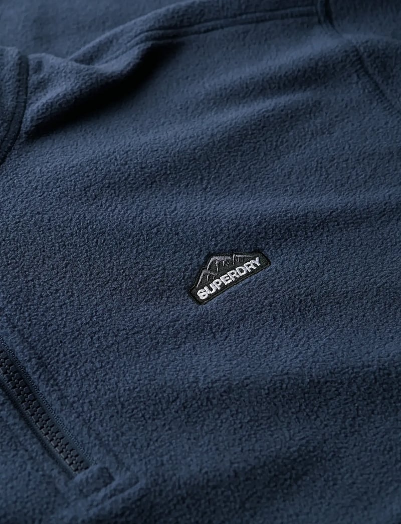 Superdry - POLAR FLEECE HALF ZIP - teddy kampsunid - lauren navy - 2