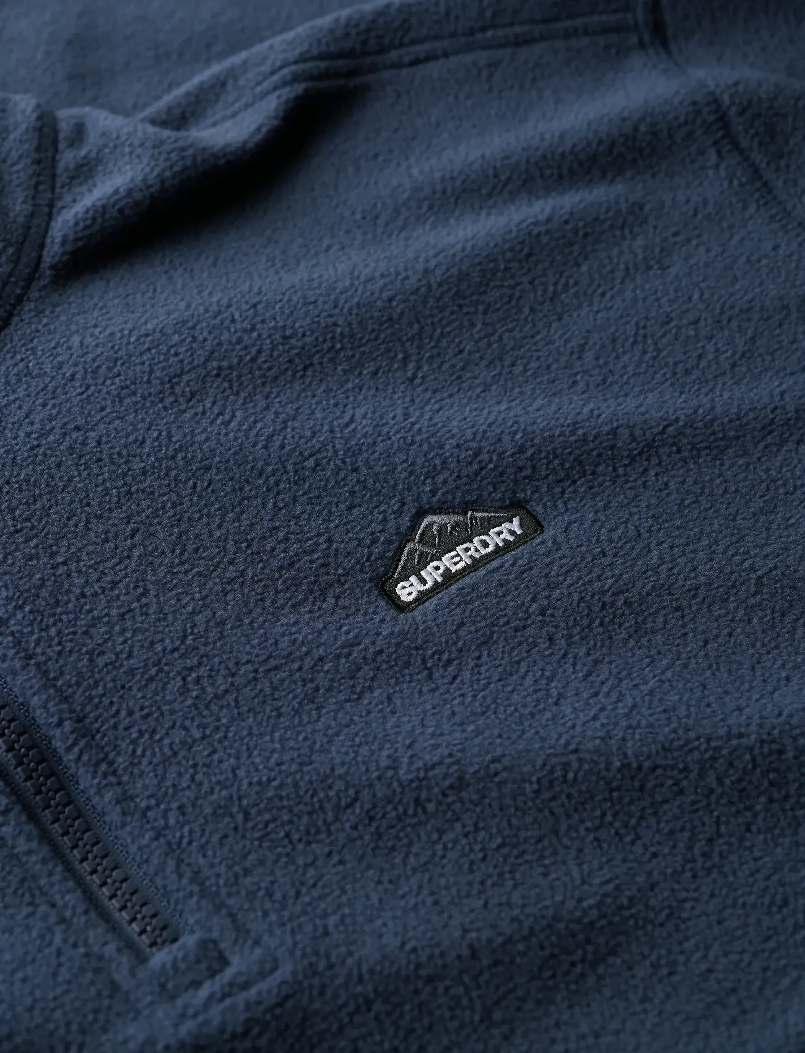 Superdry - POLAR FLEECE HALF ZIP - bluzy - lauren navy - 2