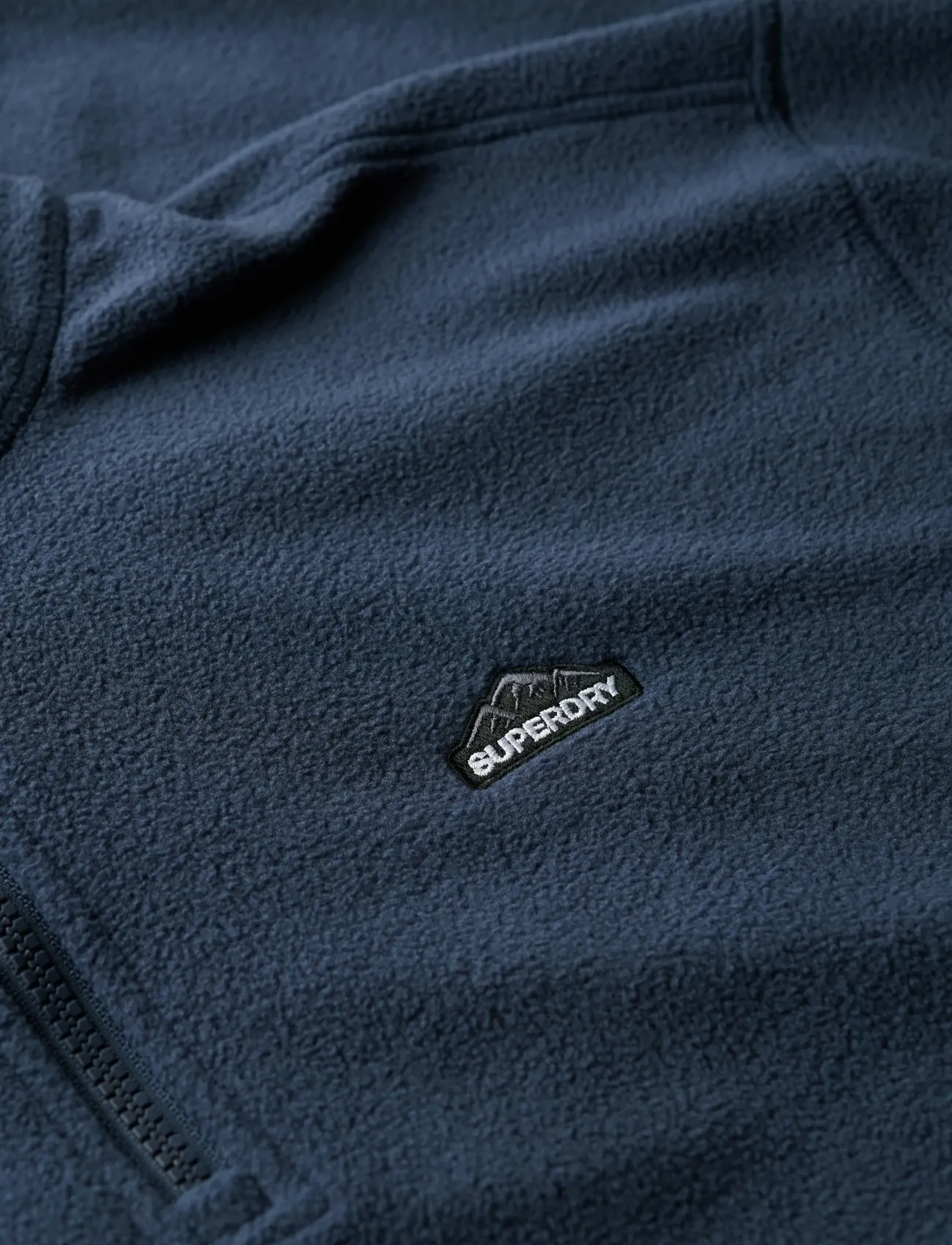 Superdry - POLAR FLEECE HALF ZIP - lauren navy - 5
