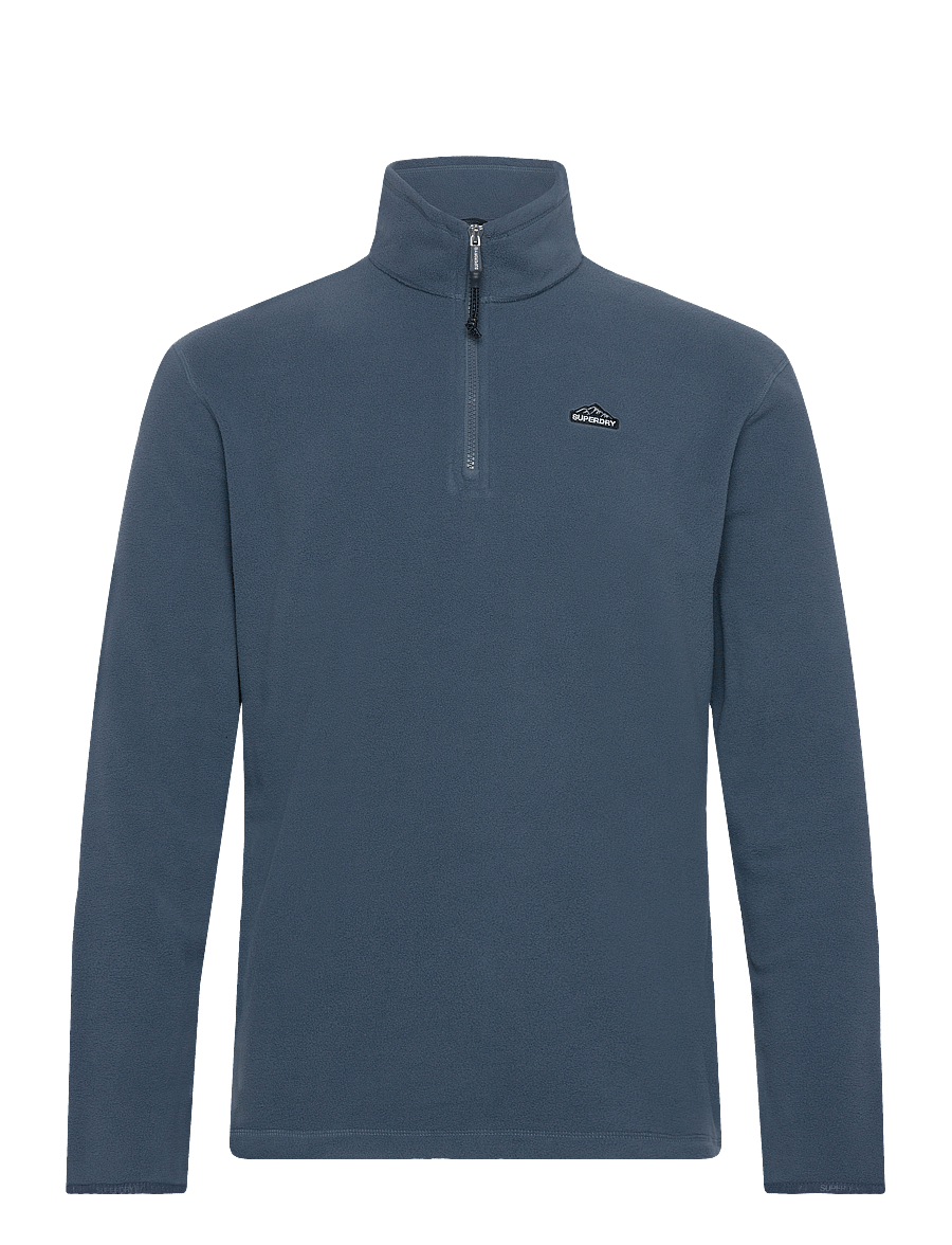 Superdry - POLAR FLEECE HALF ZIP - fleece-pullover - orion blue - 1