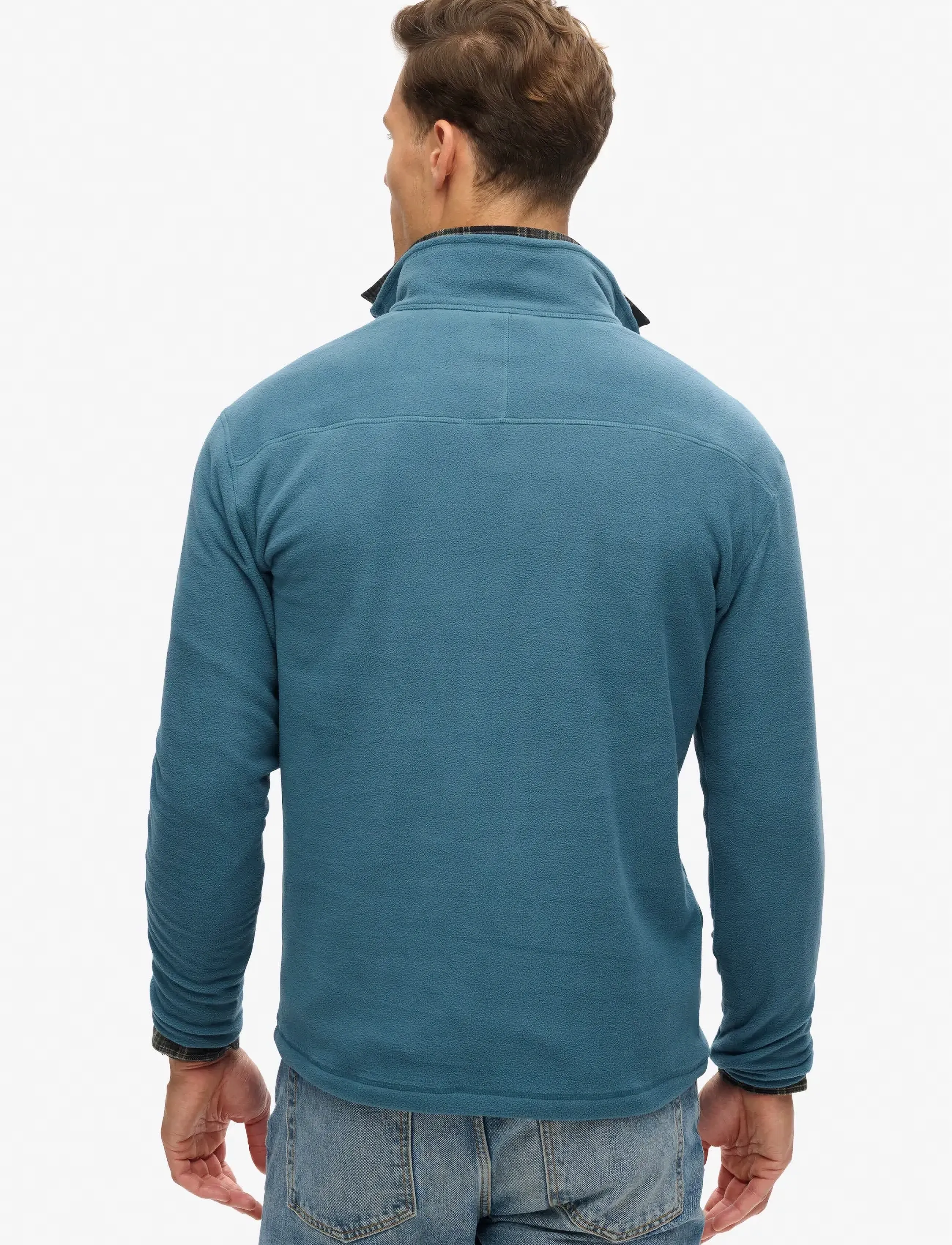 Superdry - POLAR FLEECE HALF ZIP - fleece-pullover - orion blue - 5