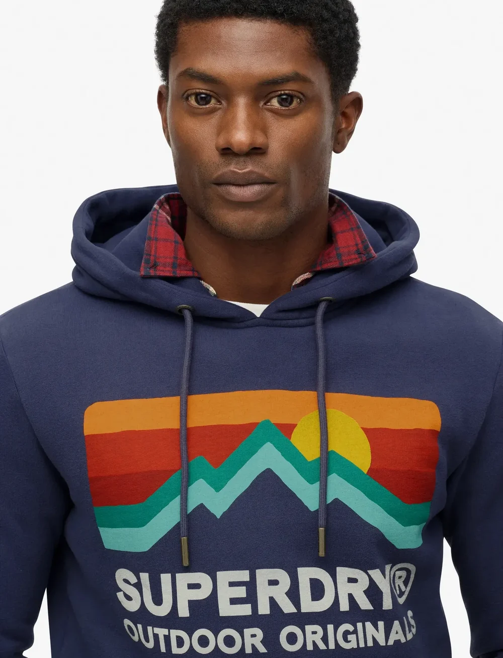 Superdry - GREAT OUTDOORS RELAXED HOOD - hoodies - lauren navy - 3