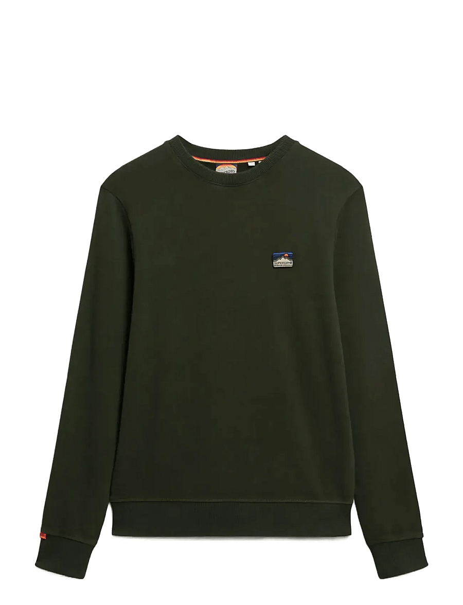 Superdry - GREAT OUTDOORS EMB RLXD SWEAT - round necks - surplus goods olive green - 1