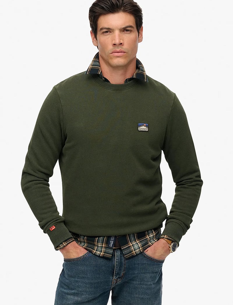 Superdry - GREAT OUTDOORS EMB RLXD SWEAT - rundhals - surplus goods olive green - 0
