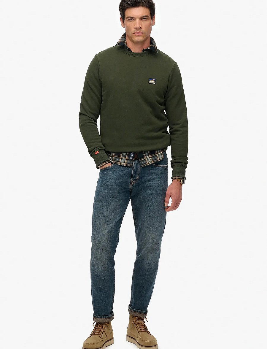 Superdry - GREAT OUTDOORS EMB RLXD SWEAT - round necks - surplus goods olive green - 2