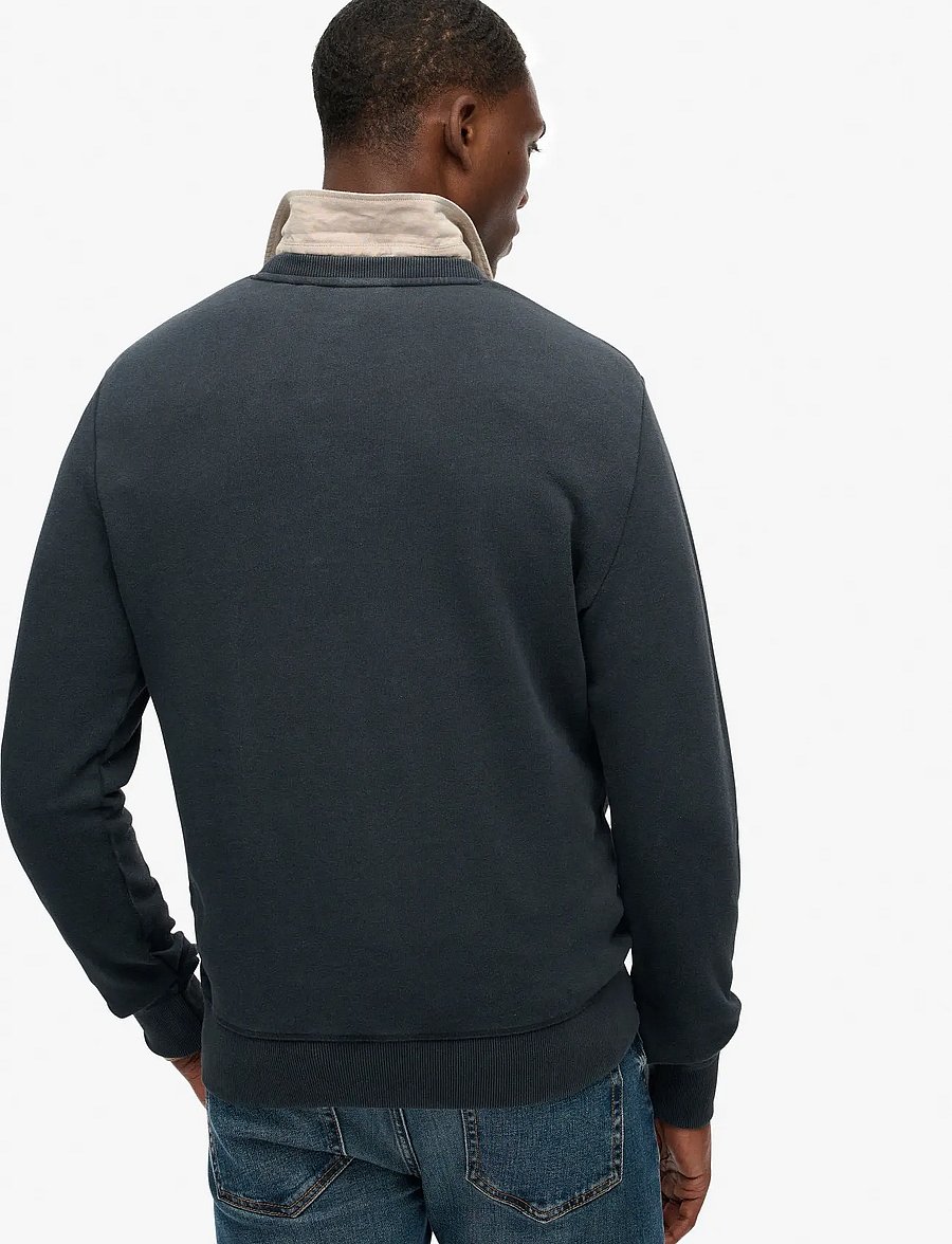 Superdry - GREAT OUTDOORS EMB RLXD SWEAT - round necks - eclipse navy - 5