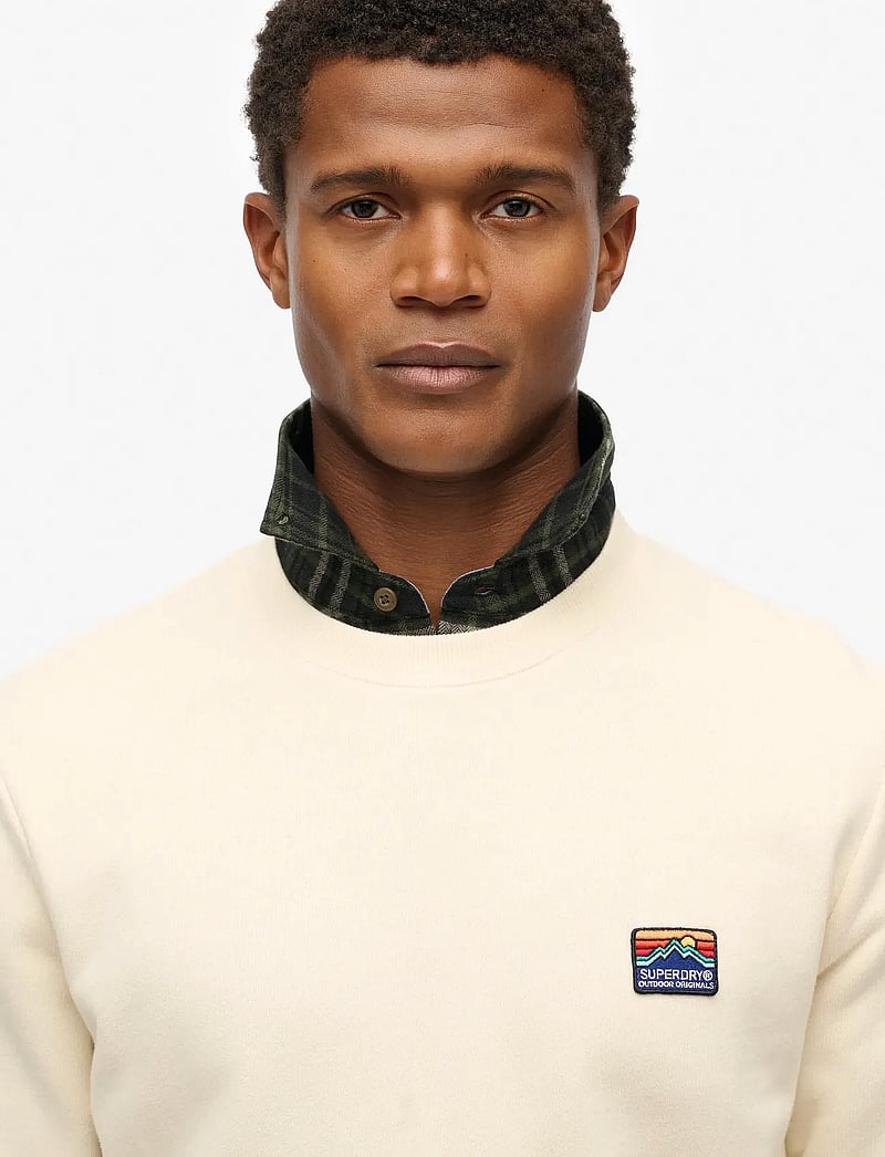 Superdry - GREAT OUTDOORS EMB RLXD SWEAT - rund hals - oatmeal beige - 3