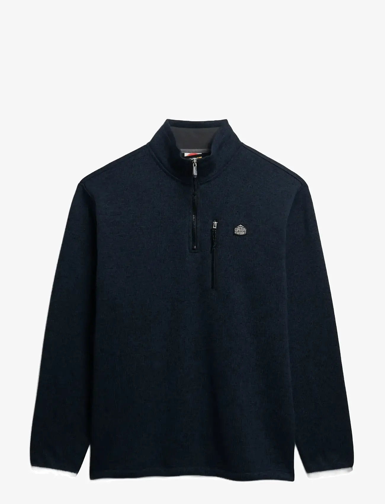 Superdry - STORM FLEECE HALF ZIP - fleecetrøjer - storm navy grit - 1