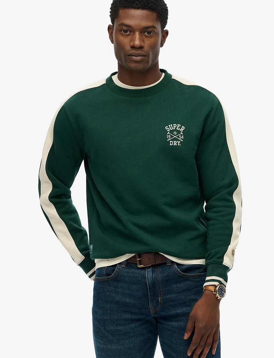 Superdry - ATHLETIC CLUB CREW - enamel green - 0