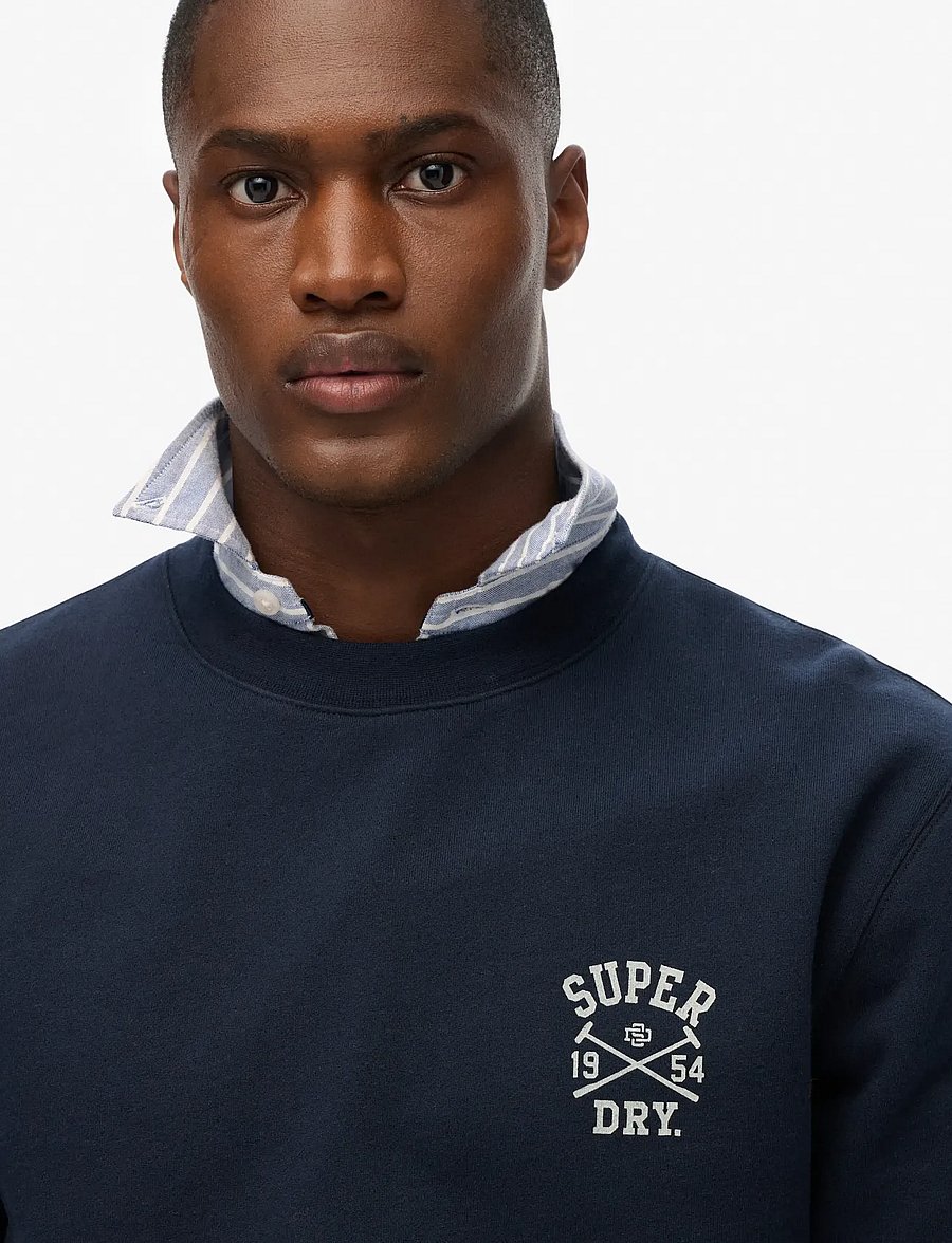 Superdry - ATHLETIC CLUB CREW - nautical navy - 4