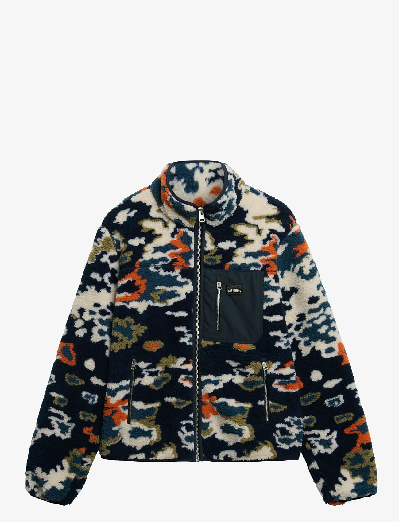 Superdry - PRINTED FLEECE ZIP THRU - lichen print - 1