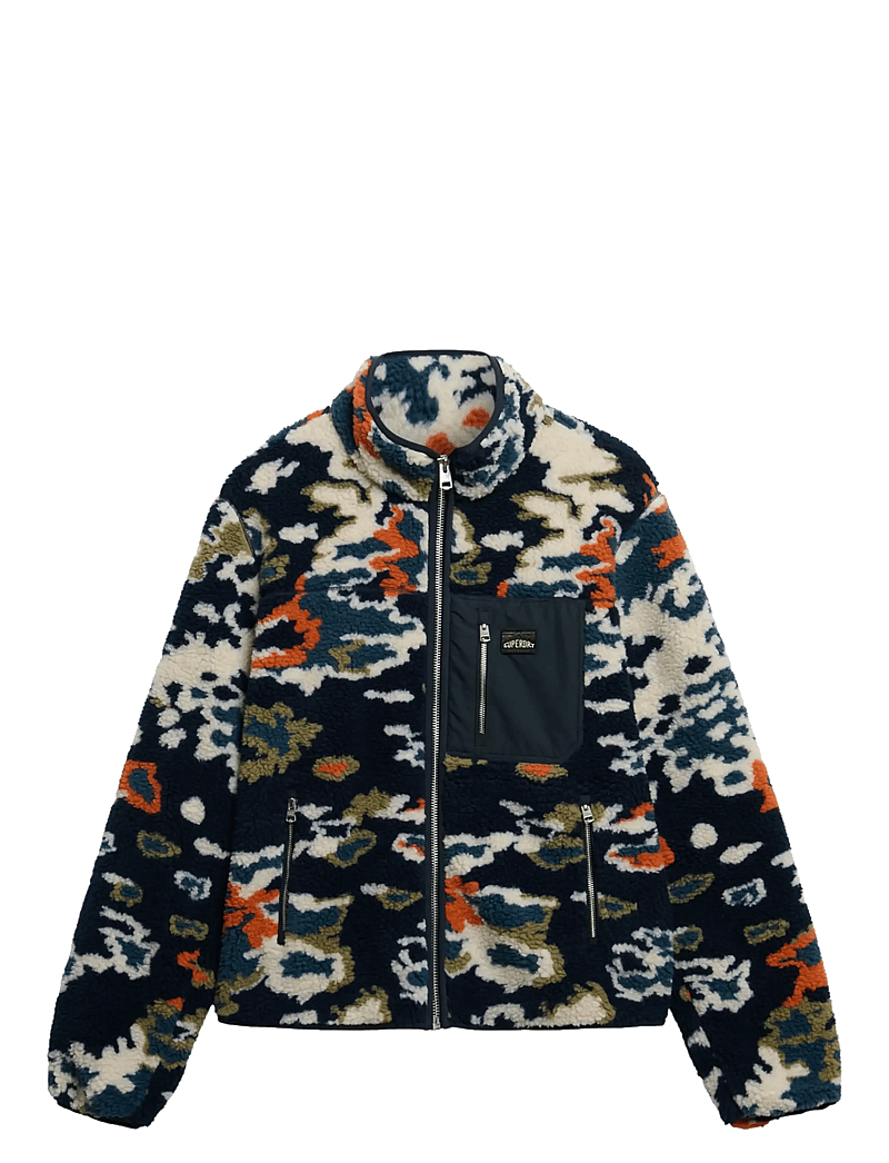 Superdry - PRINTED FLEECE ZIP THRU - lichen print - 1