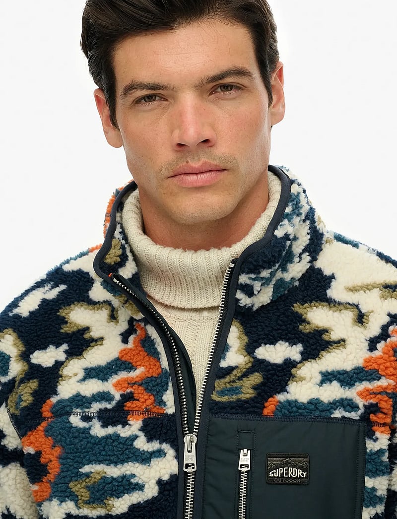 Superdry - PRINTED FLEECE ZIP THRU - lichen print - 2