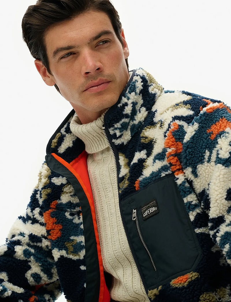 Superdry - PRINTED FLEECE ZIP THRU - lichen print - 3