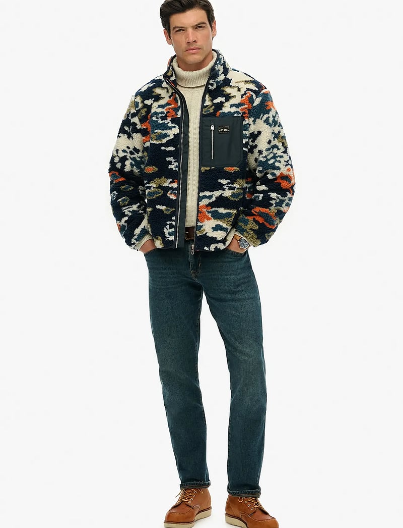 Superdry - PRINTED FLEECE ZIP THRU - lichen print - 4